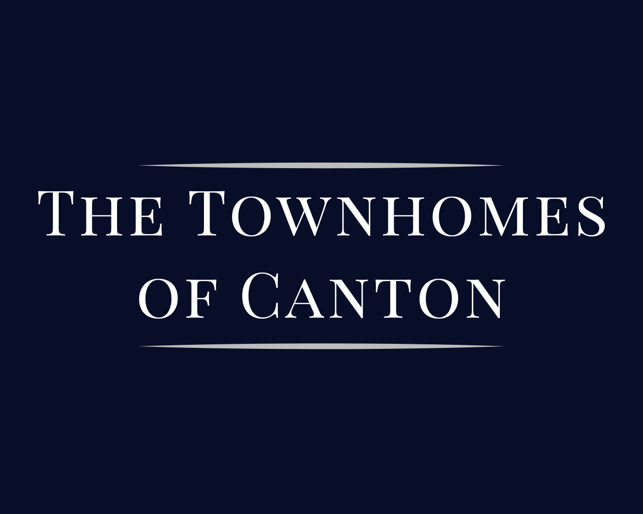 The Townhomes of Canton logo